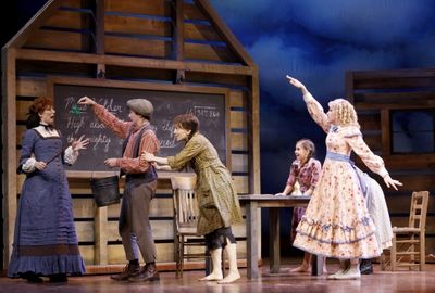 Kara Lindsay (center) as Laura Photo